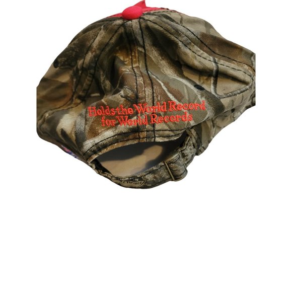 Rapala Red Cap "Holds the World Record for World Records" 100% Cotton One Size - Picture 6 of 8
